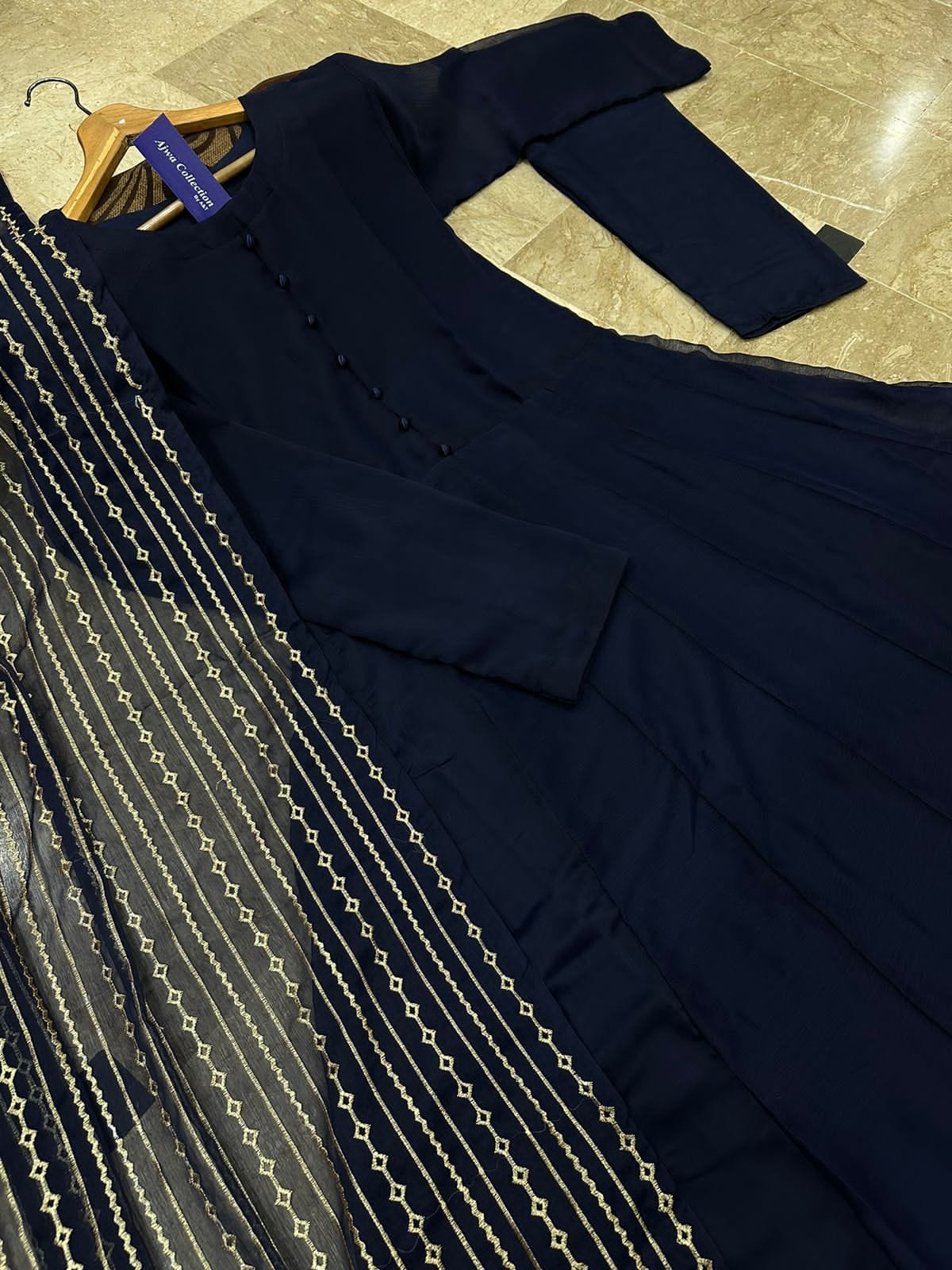 3Pc Long Flare Maxi