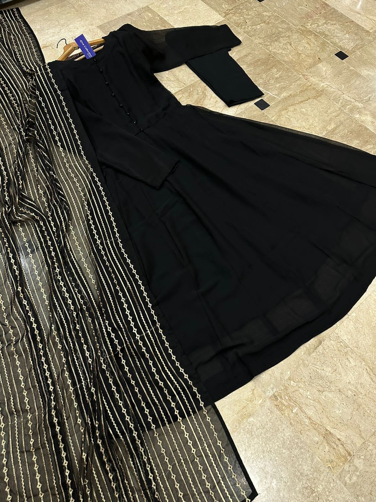 3Pc Long Flare Maxi