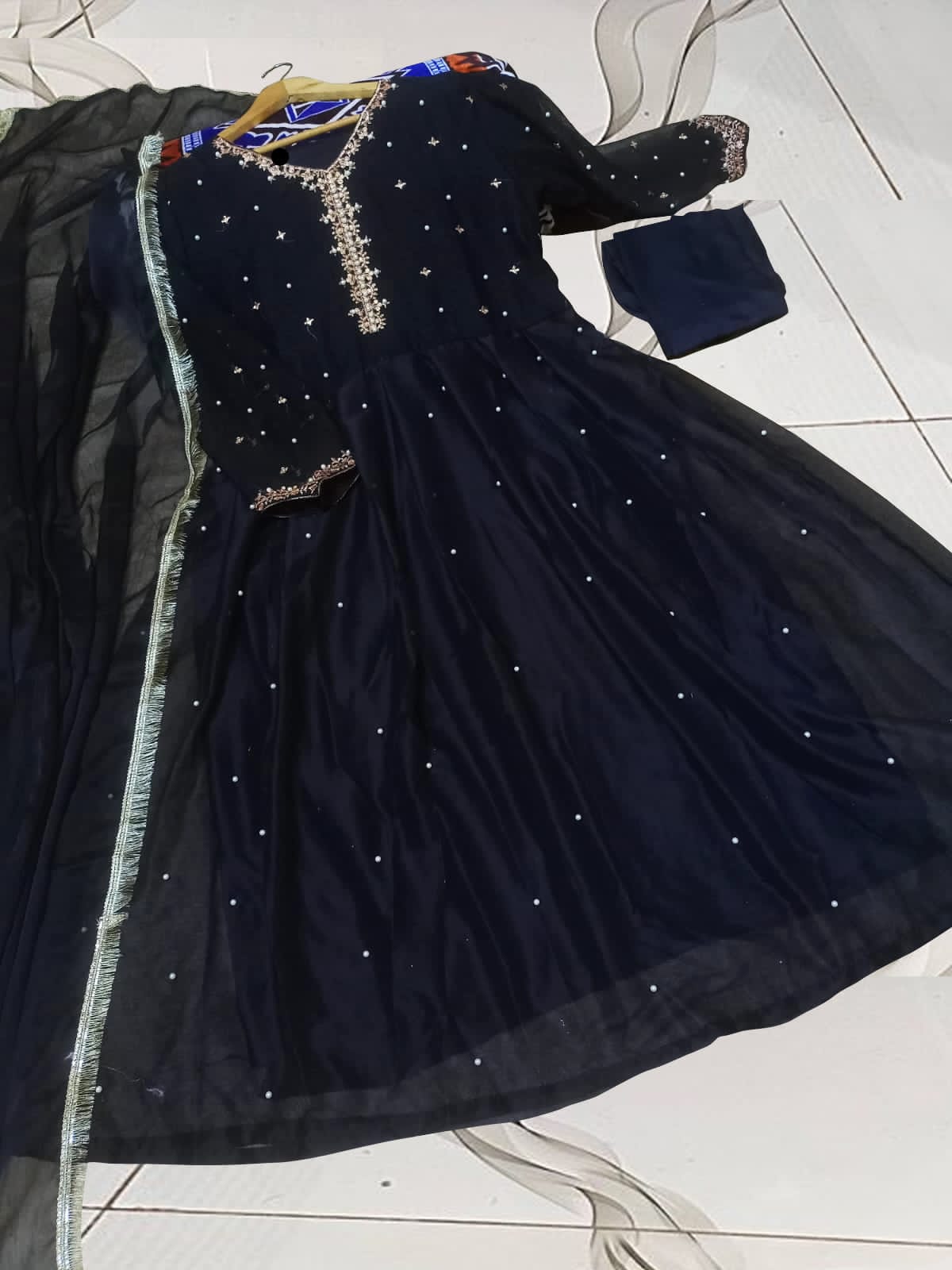 3Pcs Chiffon Maxi