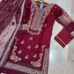 3Pcs Embroidered Handwork Suit