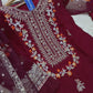 3Pcs Embroidered Handwork Suit