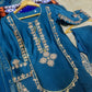 3Pcs Embroidered Suit