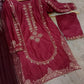 3Pcs Embroidered Suit