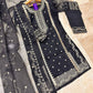 3Pcs Heavy Embroidered Suit