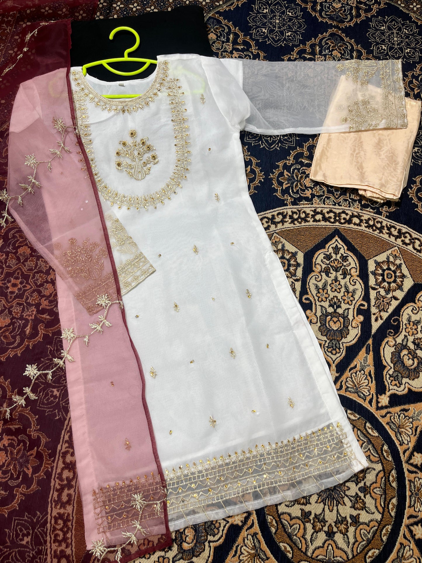 3Pcs Kids Handwork Suit