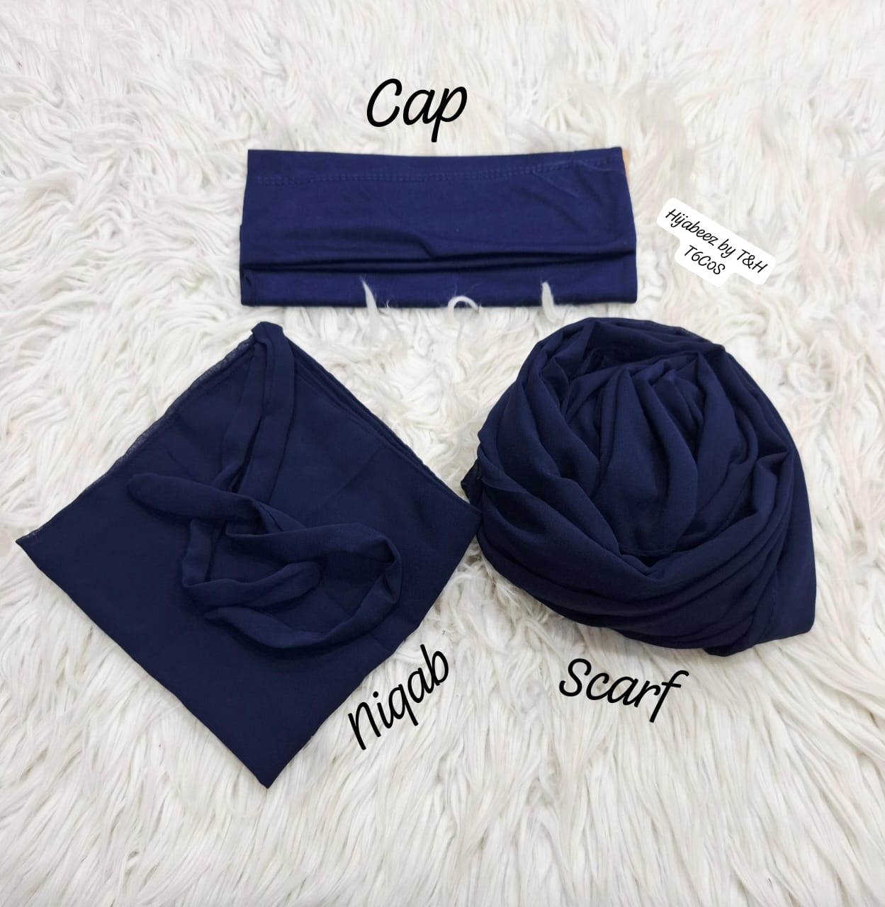 3Pcs Nikab Scarf