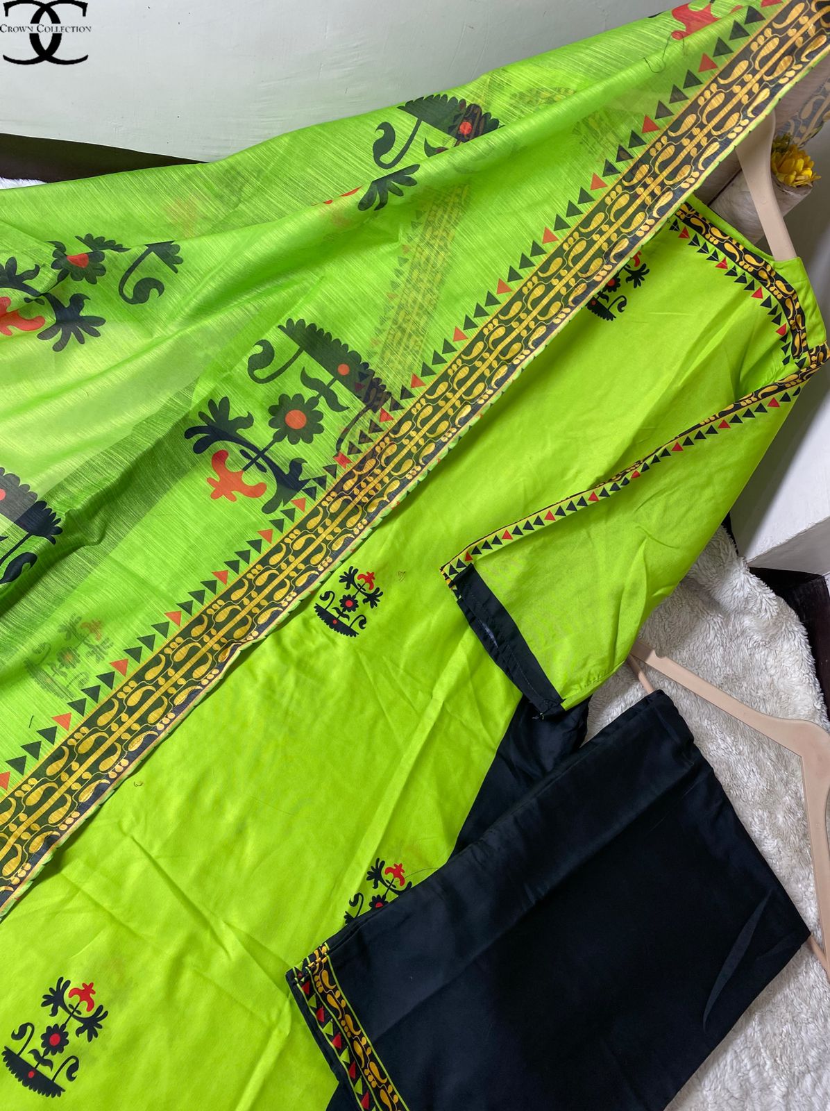 3 Pcs Printed Suit