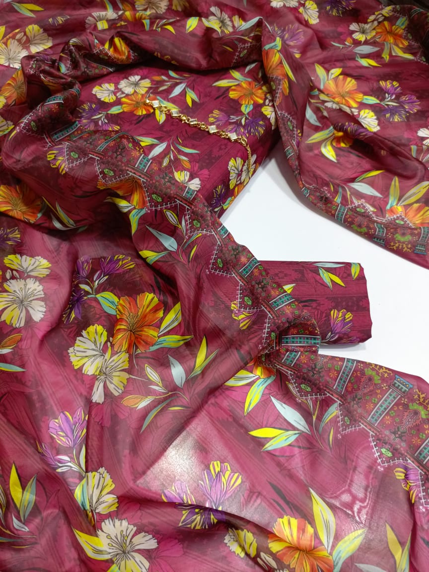 3Pcs Silky Suit