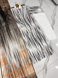 3Pcs Tie-Dye Printed Long