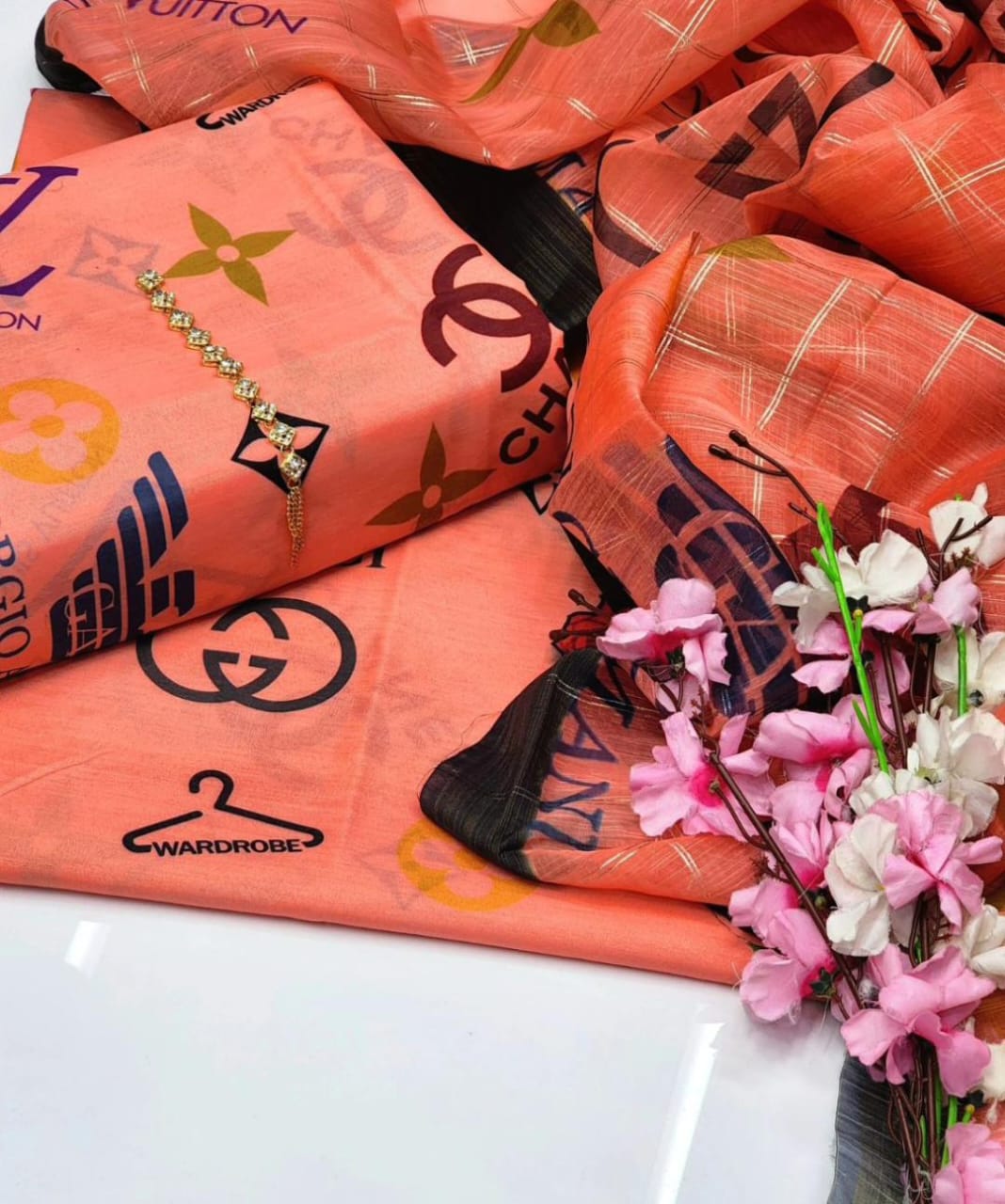 3Pcs Unstitched Suit