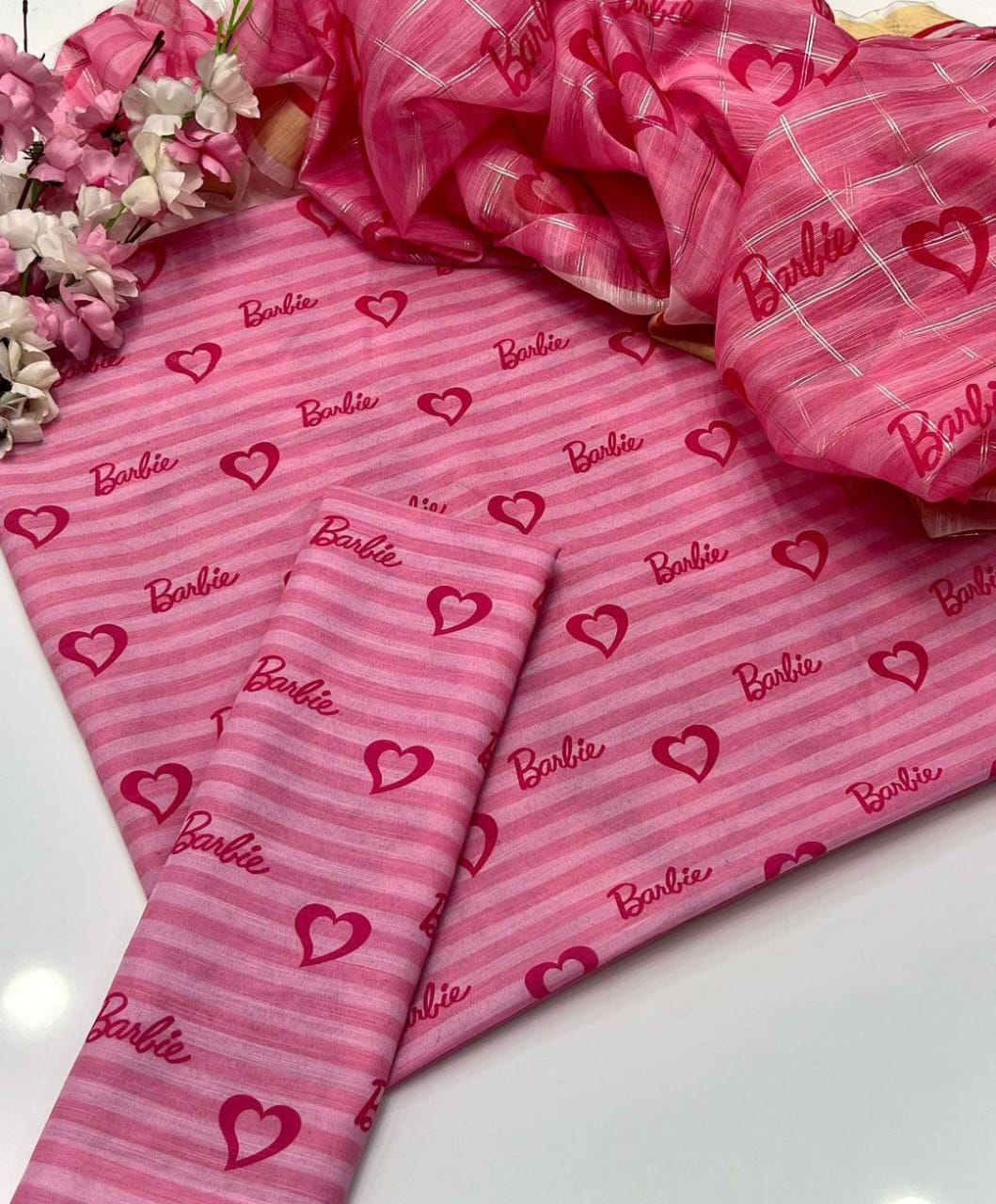 3Pcs Unstitched Suit