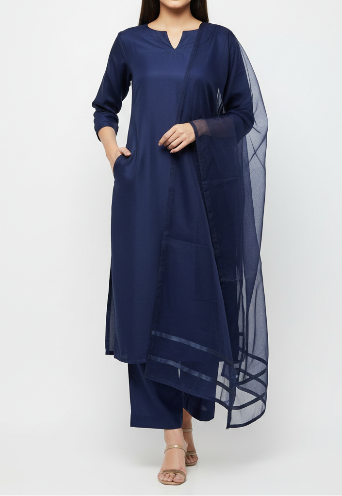 3Pcs Farshi Shalwar Suit