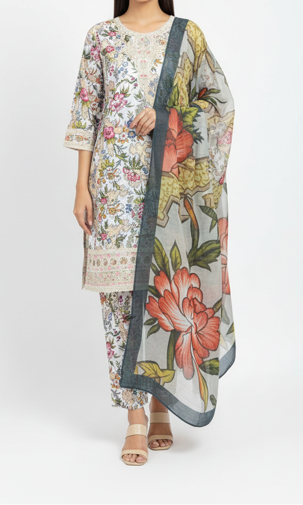 3Pcs Floral Collection