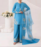3 Piece Embroidered Suit