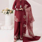 3 Piece Embroidered Suit
