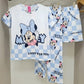 3 Piece Printed Night Suit Set