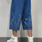 3 Quarter Fire Printed Baggy Short