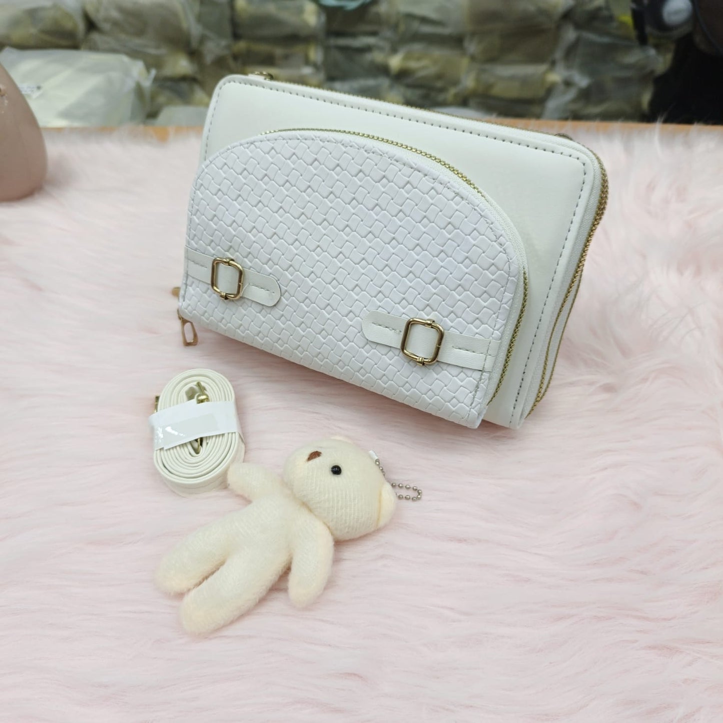 3 Zipper Crossbody Bag