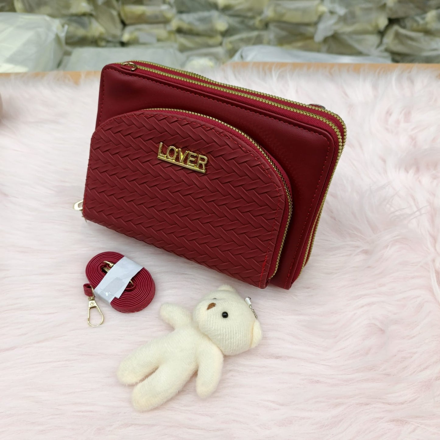 3 Zipper Crossbody Bag
