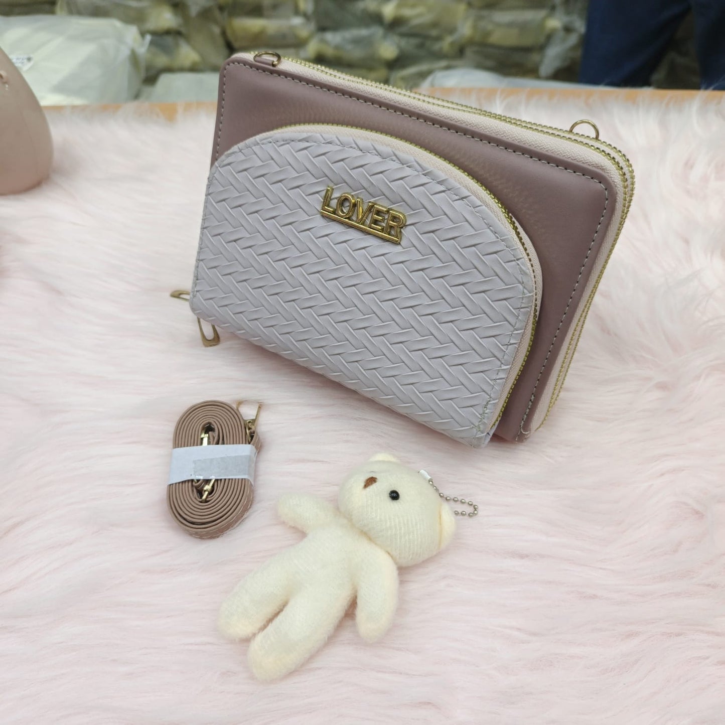 3 Zipper Crossbody Bag