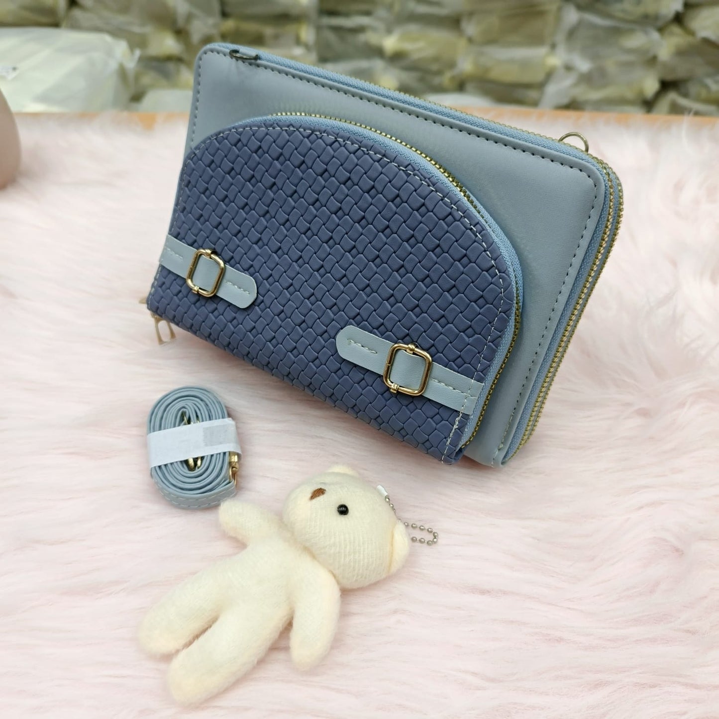 3 Zipper Crossbody Bag