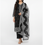 3 PCs Embroidered Suit