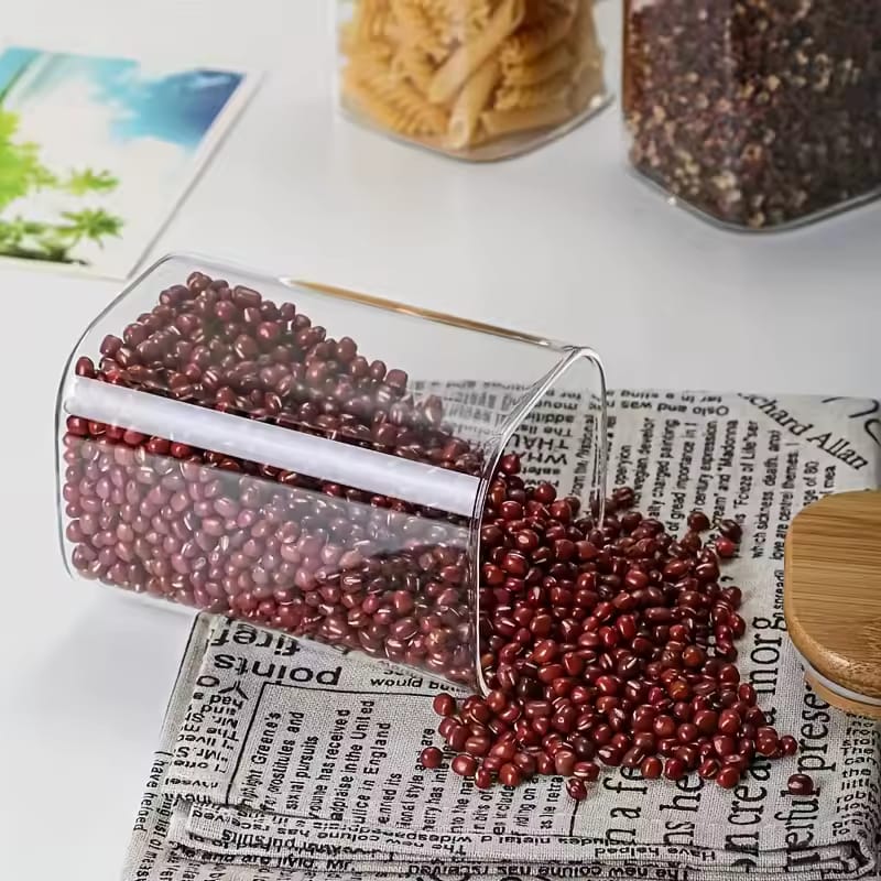 3pcs Glass Jar Set