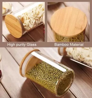 3pcs Glass Jar Set