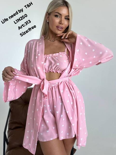 3 piece nighty Set