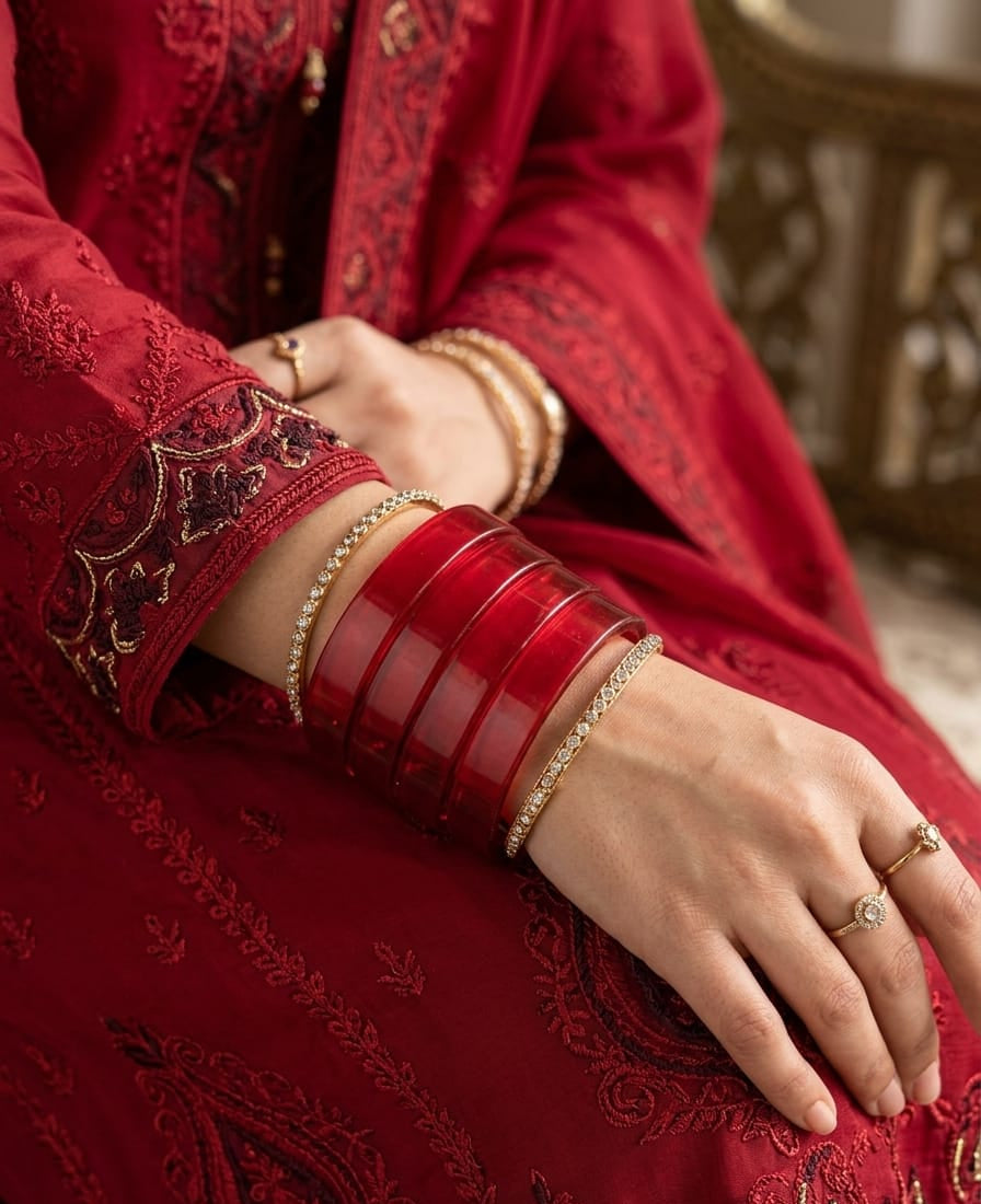 4-Piece Jelly Bangles Set