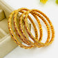 4 Piece Gold Plated Kids Bangles