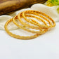 4 Piece Gold Plated Kids Bangles