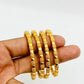 4 Piece Gold Plated Kids Bangles