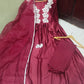 4 Side Lace Dupatta 3 Piece Set