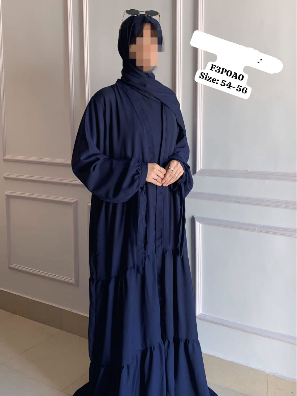 5 Piece Abaya Set