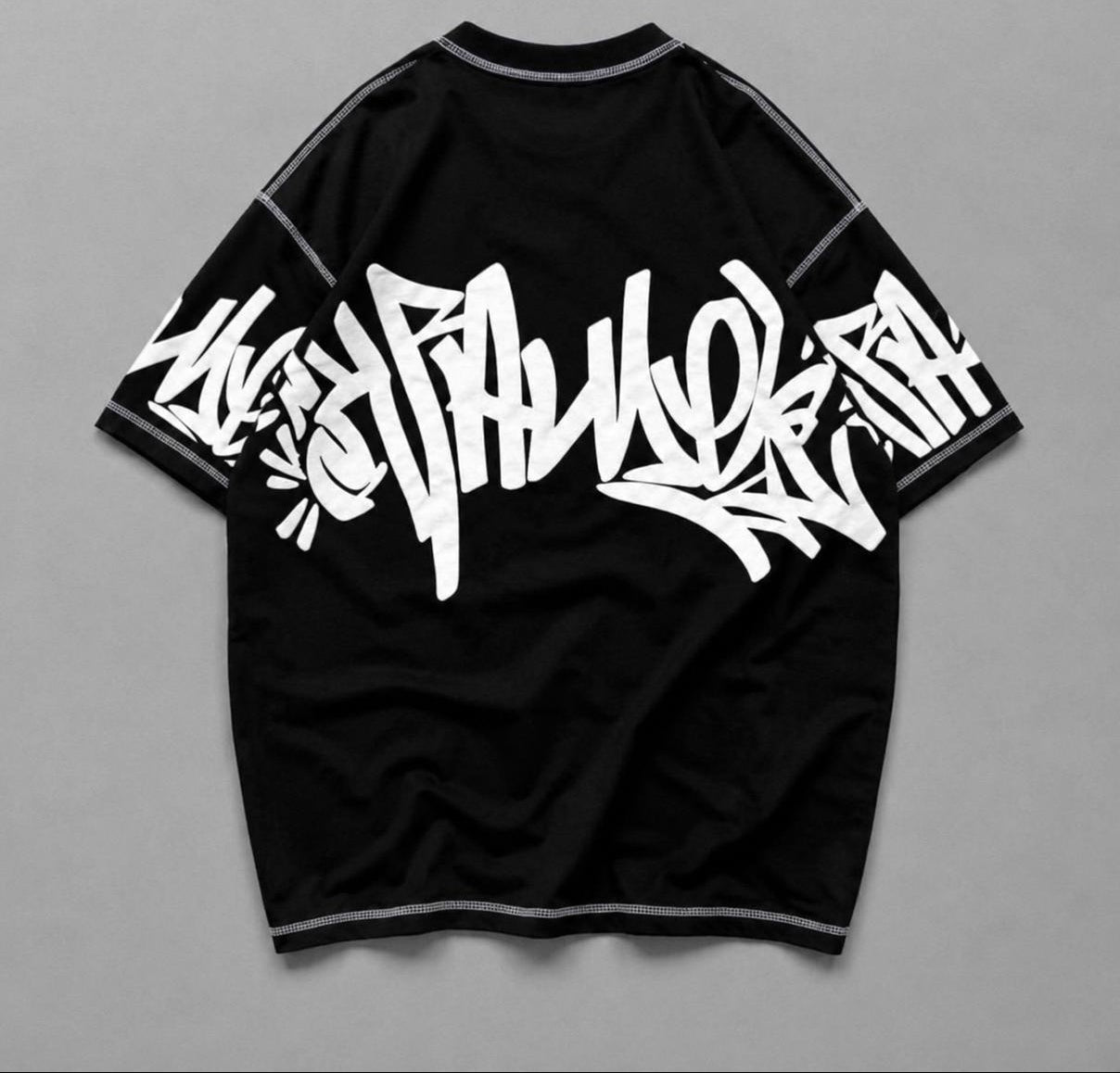 5 Threads Embossed Printed T-Shirt