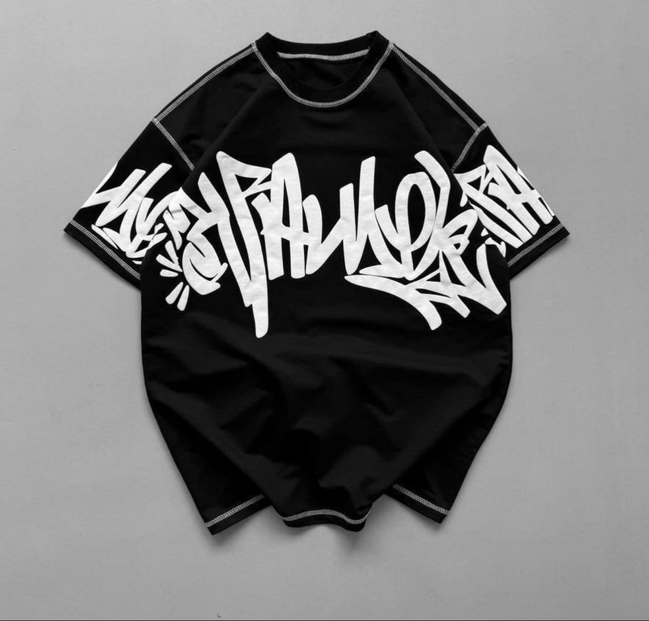 5 Threads Embossed Printed T-Shirt
