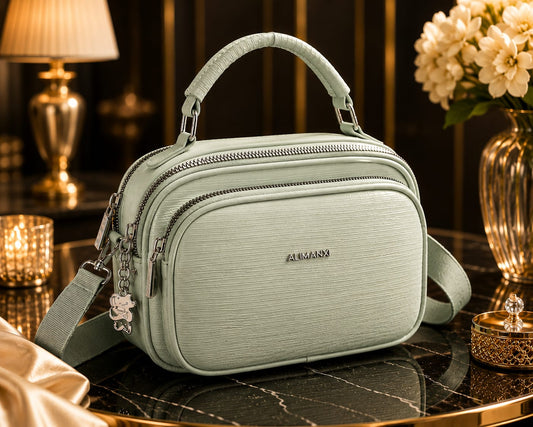 5 Zipper Cross Body Bag
