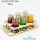 6-Hole Glass Serving Tray