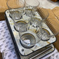 6-Hole Glass Serving Tray