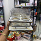 6-Hole Glass Serving Tray