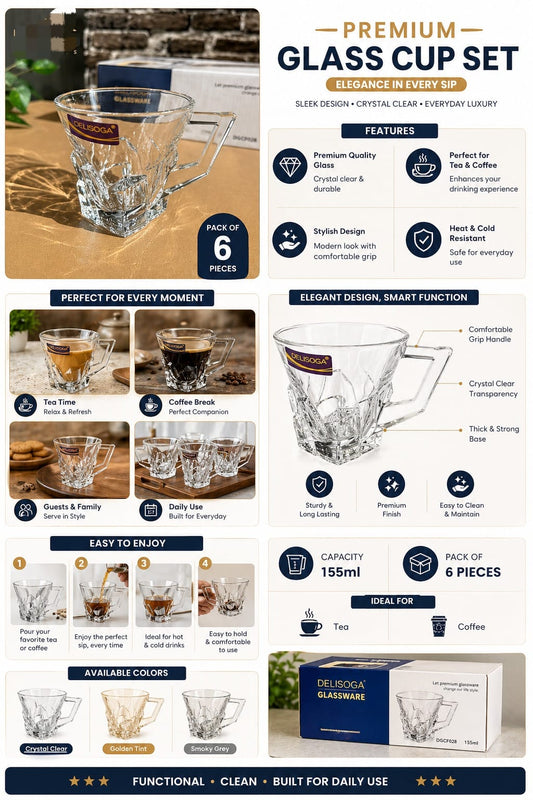 6-Piece Glass Set