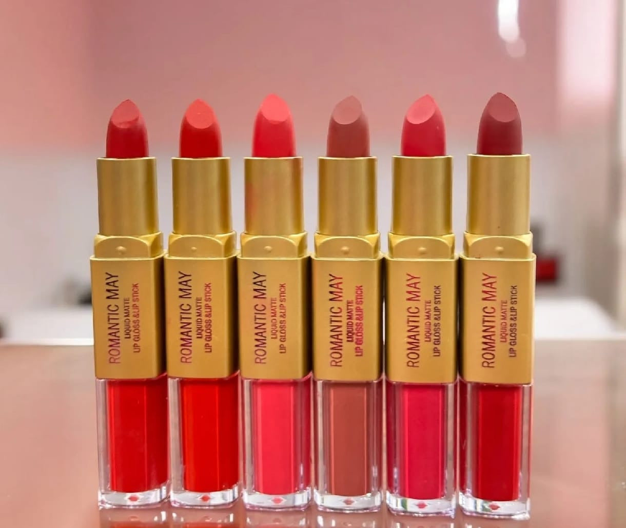 6-Piece Lipstick+Lipgloss