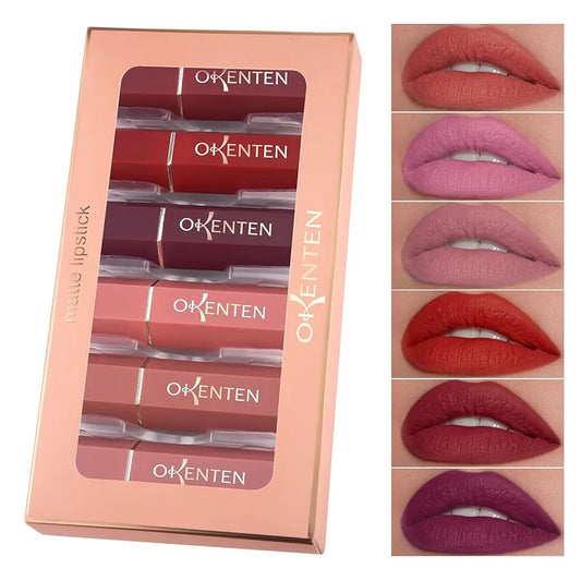 6-Piece Matte Lipstick