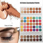63 Color Silver Board Eyeshadow Palette