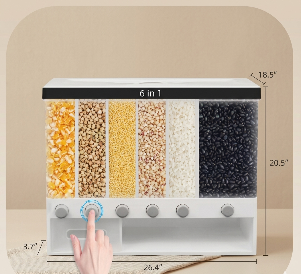 6 in 1 Cereal Dispenser