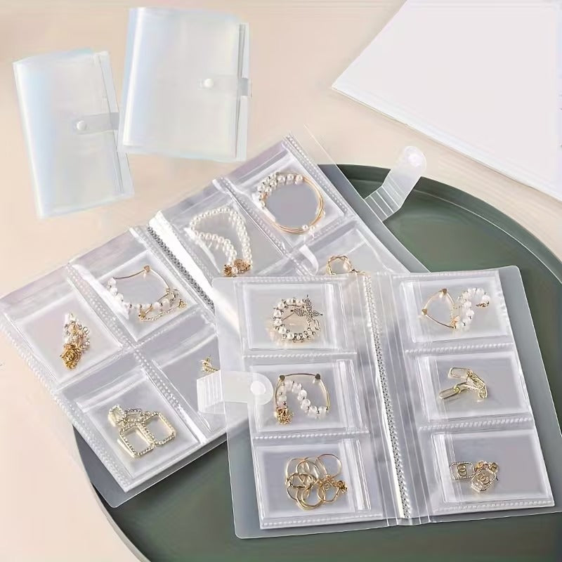 84-Grid Jewelry Organizer Book