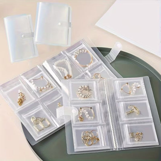 84-Grid Jewelry Organizer Book