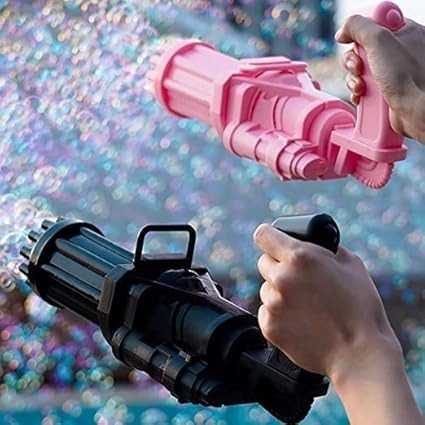 8 Hole Bubble Gun Machine