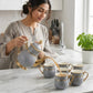 8Pcs Ceramic Tea Set